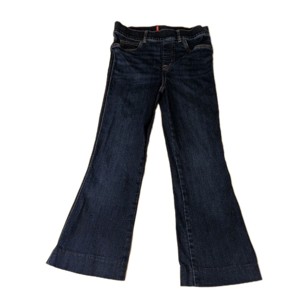 Spanx Women's Midnight Shade Medium Flare Pull-on Jeans‎ Shapewear Size S 20327R